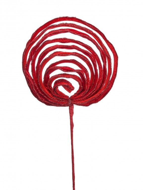 26" Velvet Loop Spray Red