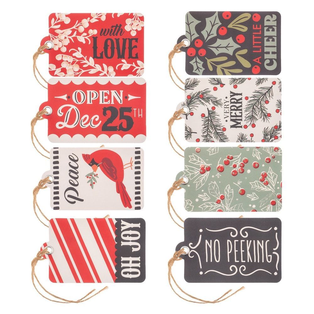 Retro Xmas Gift Tags