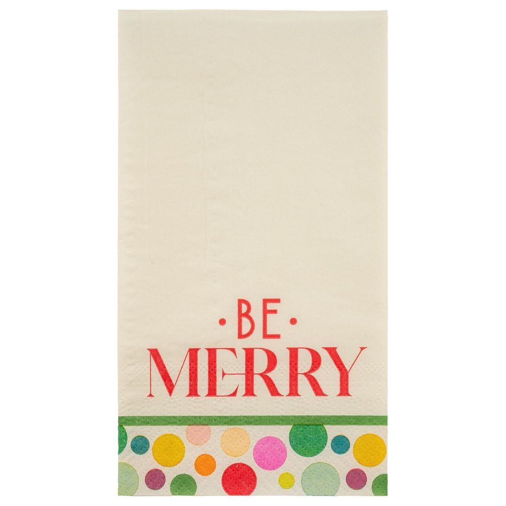 Be Merry Guest Napkin