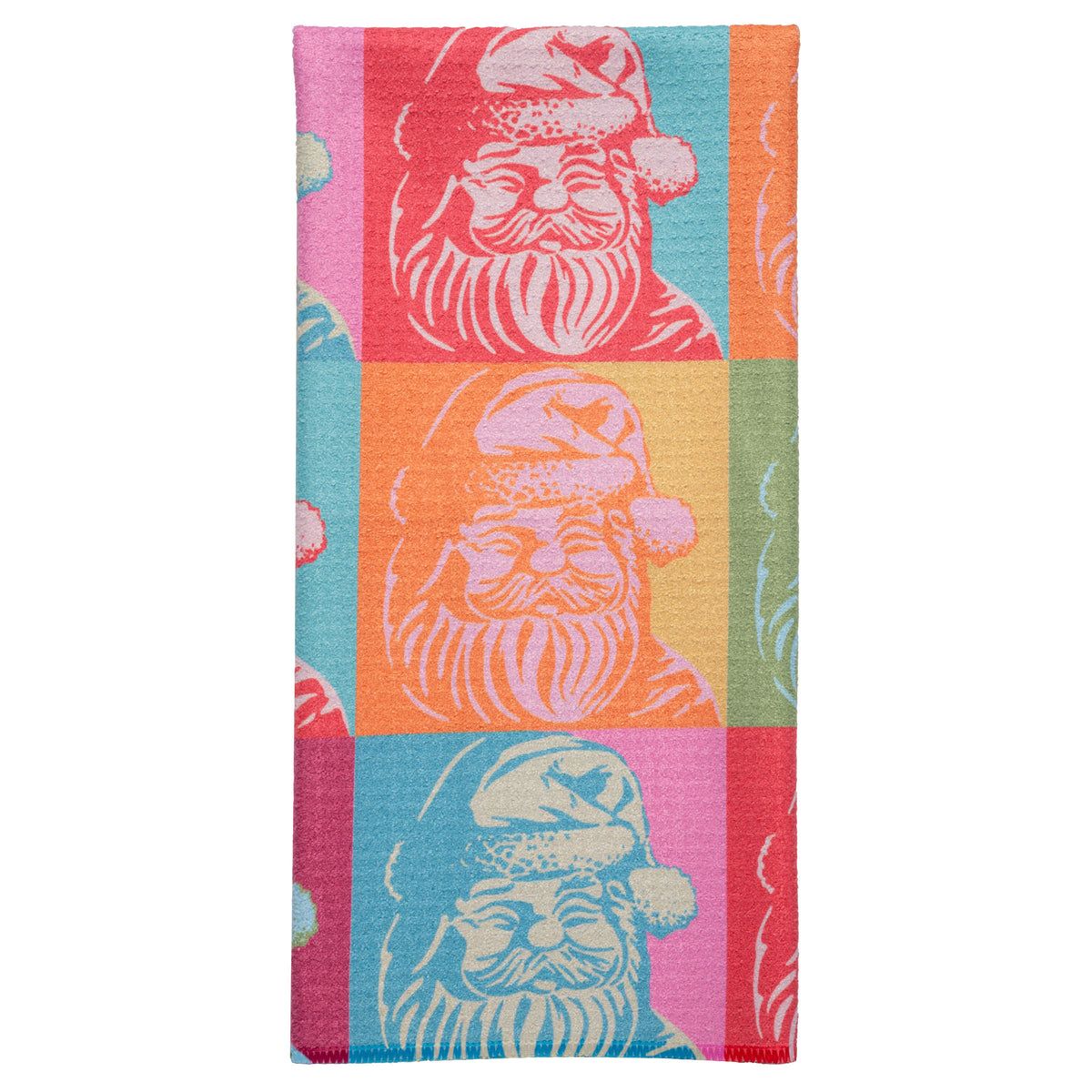 Retro Santa Microfibr Towel