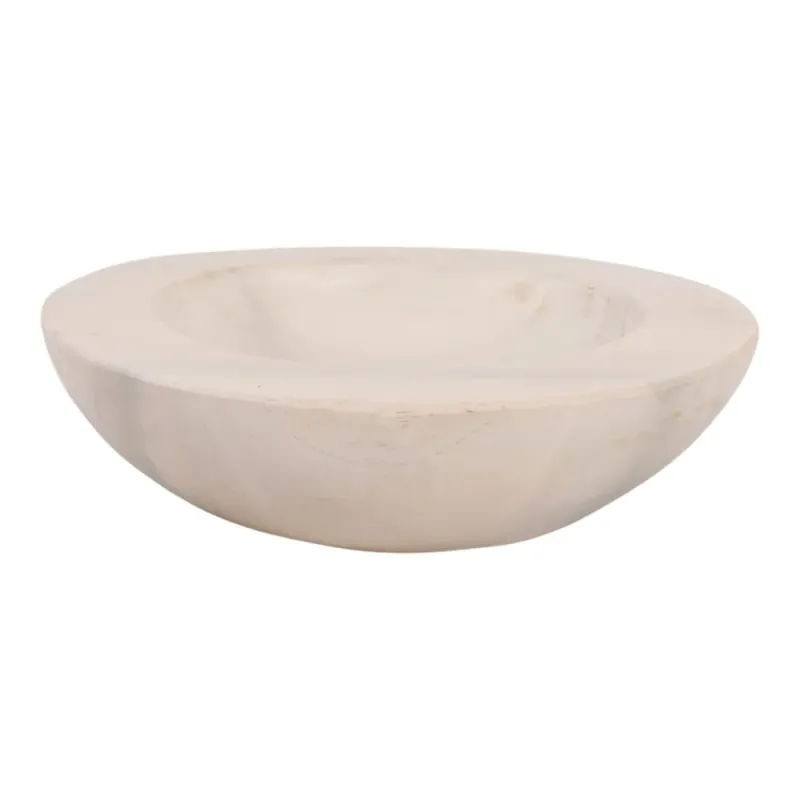 Blanco Carves Teakwood Bowl