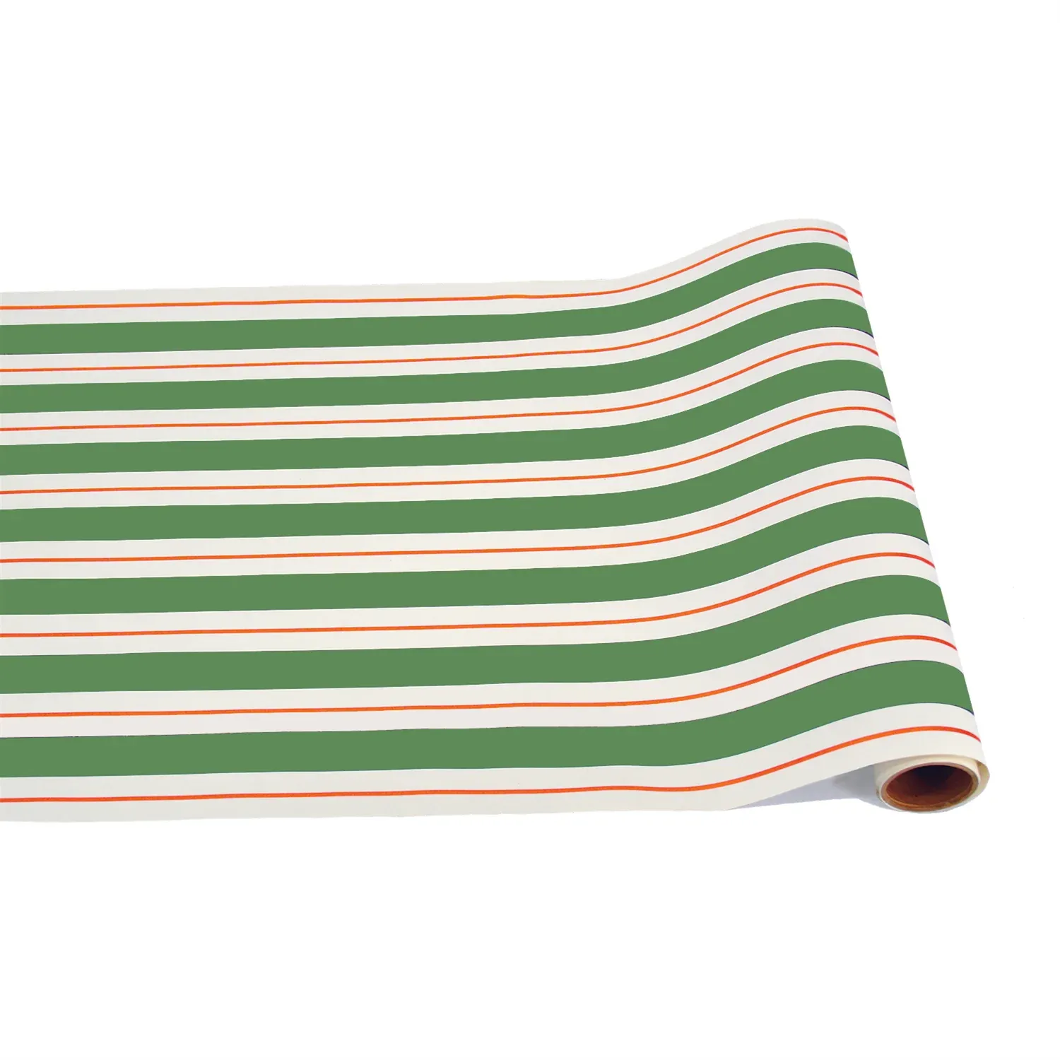Green &amp; Red Awning Stripe Runner
