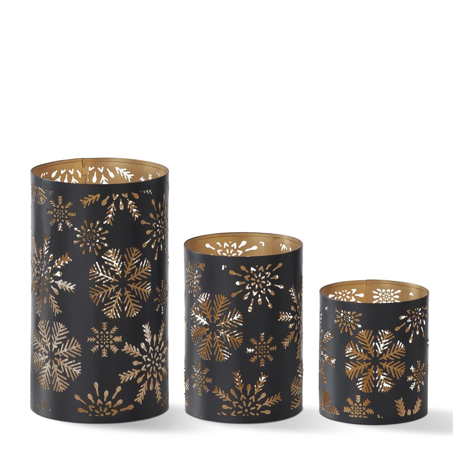 Black Snowflake Cutout Sm