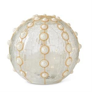 7" Gold/Pearl Globe
