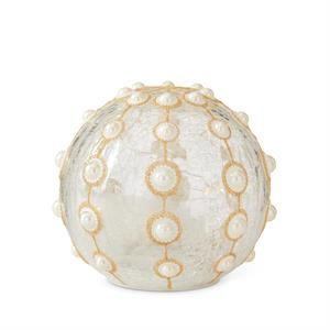 6" Gold/Pearl Globe