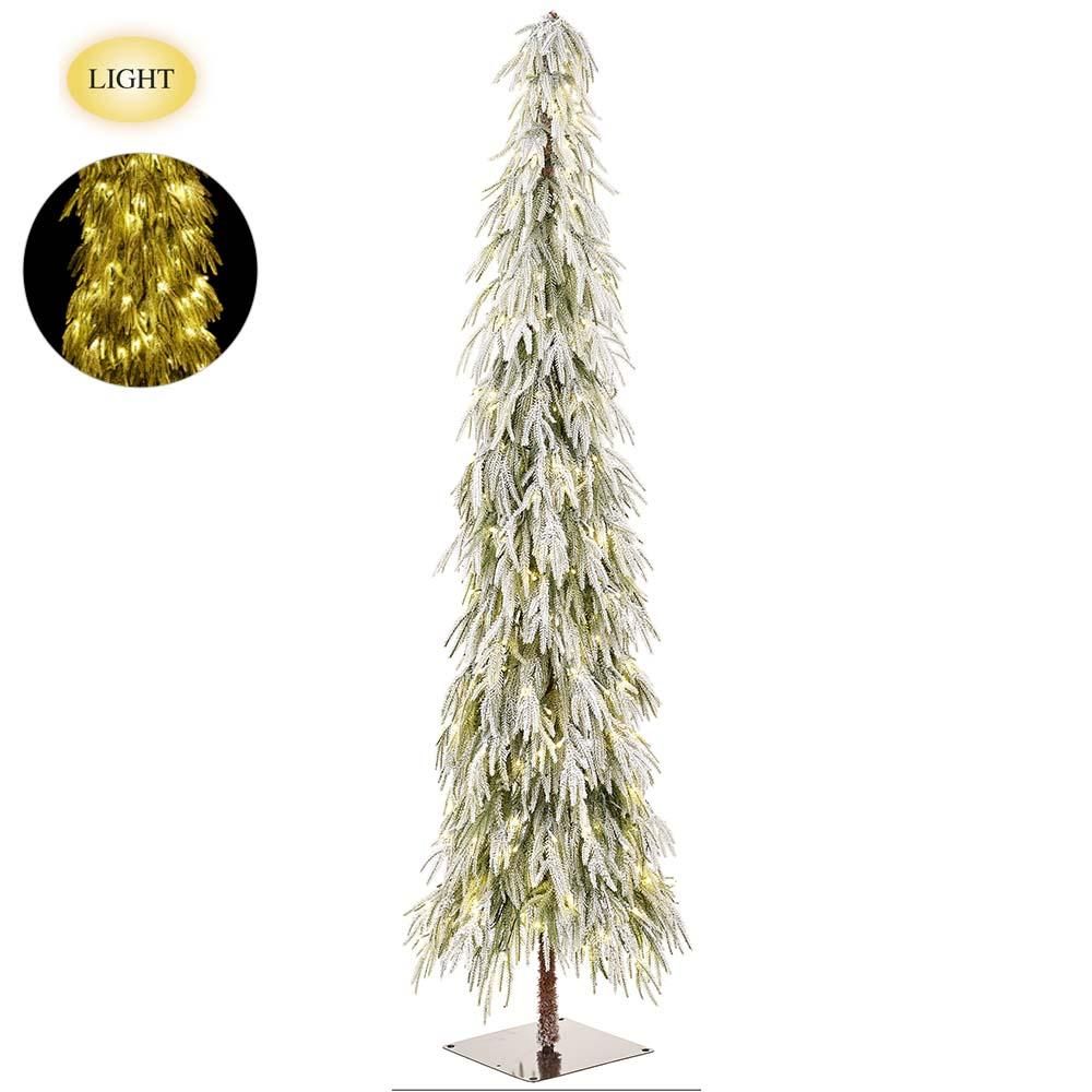 78" Snowed Willow Tree