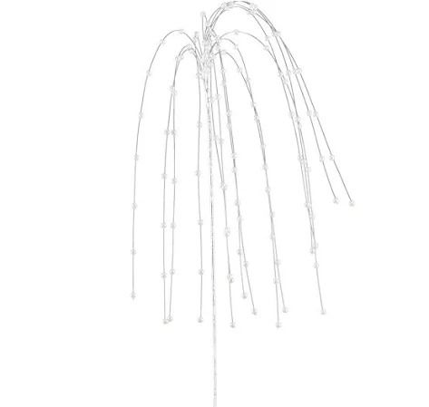 44" WINTER PEARL WEEPING SPRAY