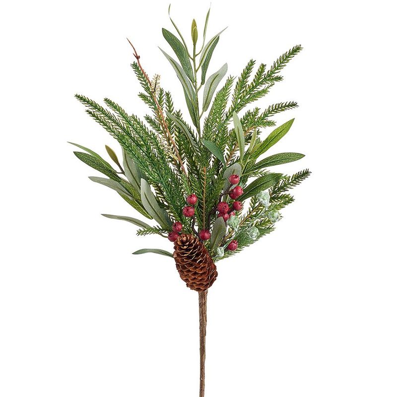 18" Pine Cone/Berry Pick
