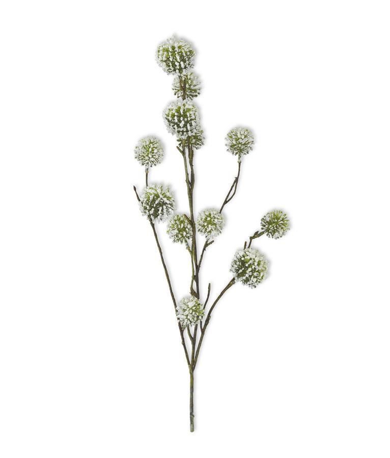 31" Snowy Pom Pom Stem