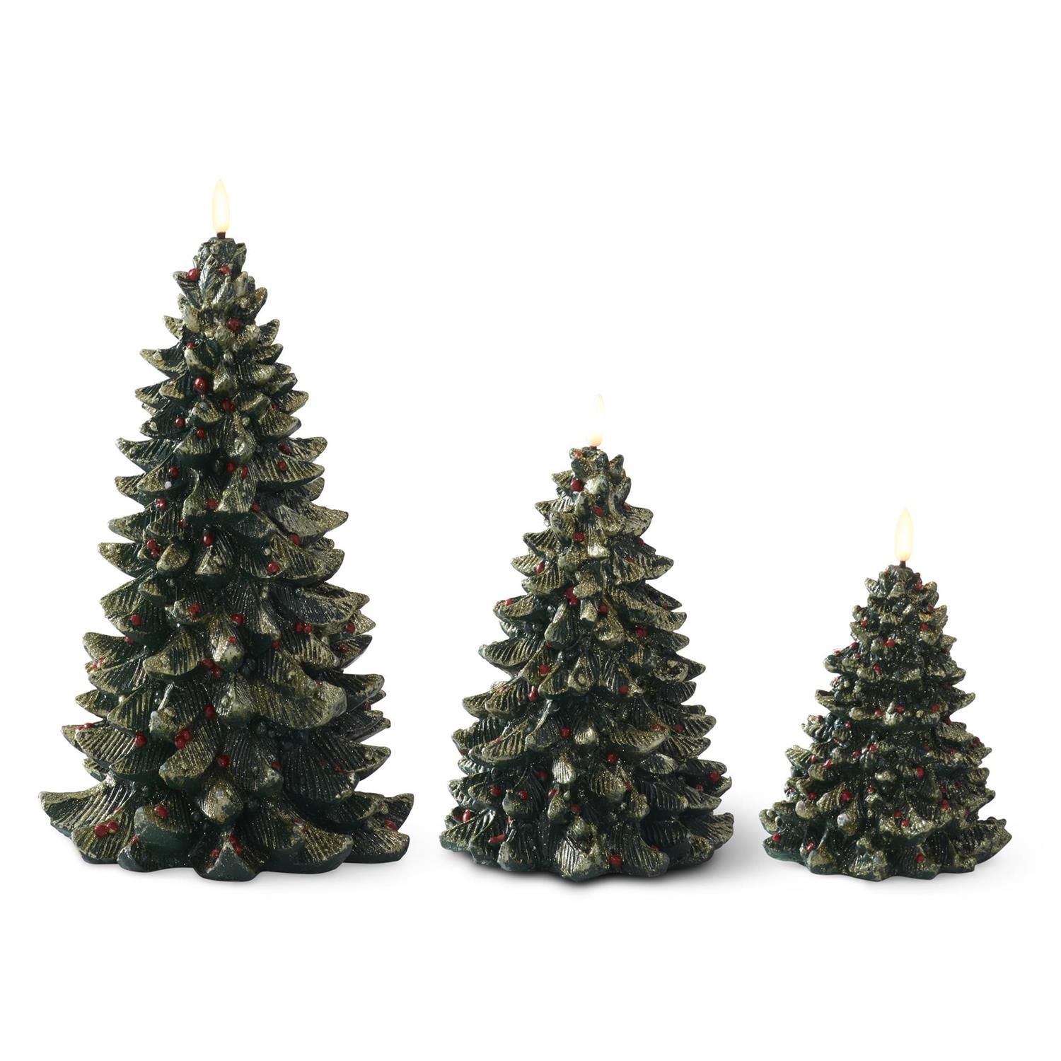 Gold LED Resin Tree Lg