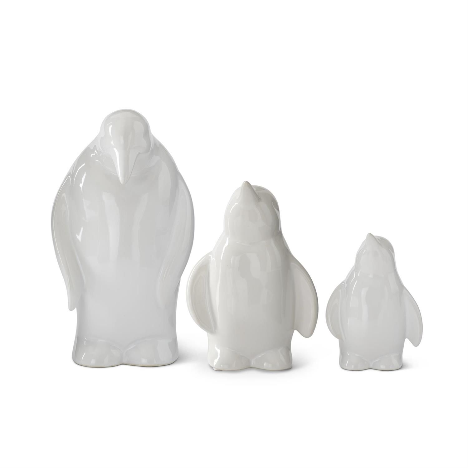 9" White Penguin