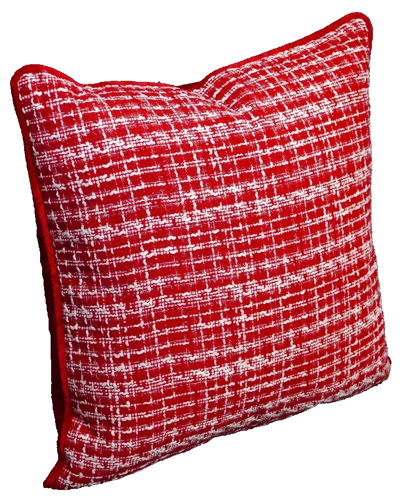 Santa Tweed Pillow
