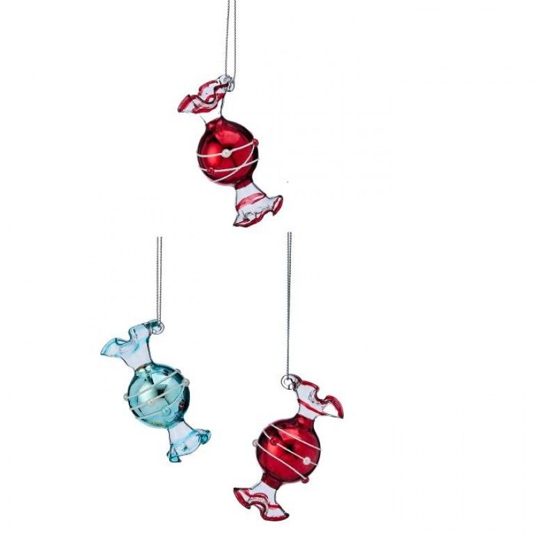 PEPPERMINT CLUSTER ORN