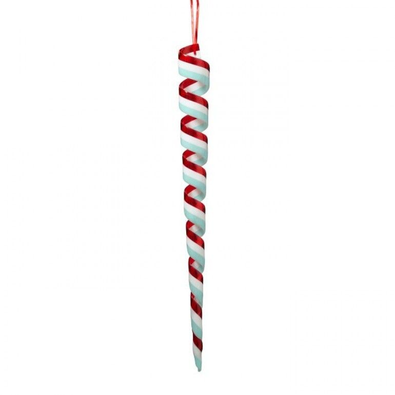 18" SPIRAL RIBBON CANDY ORN