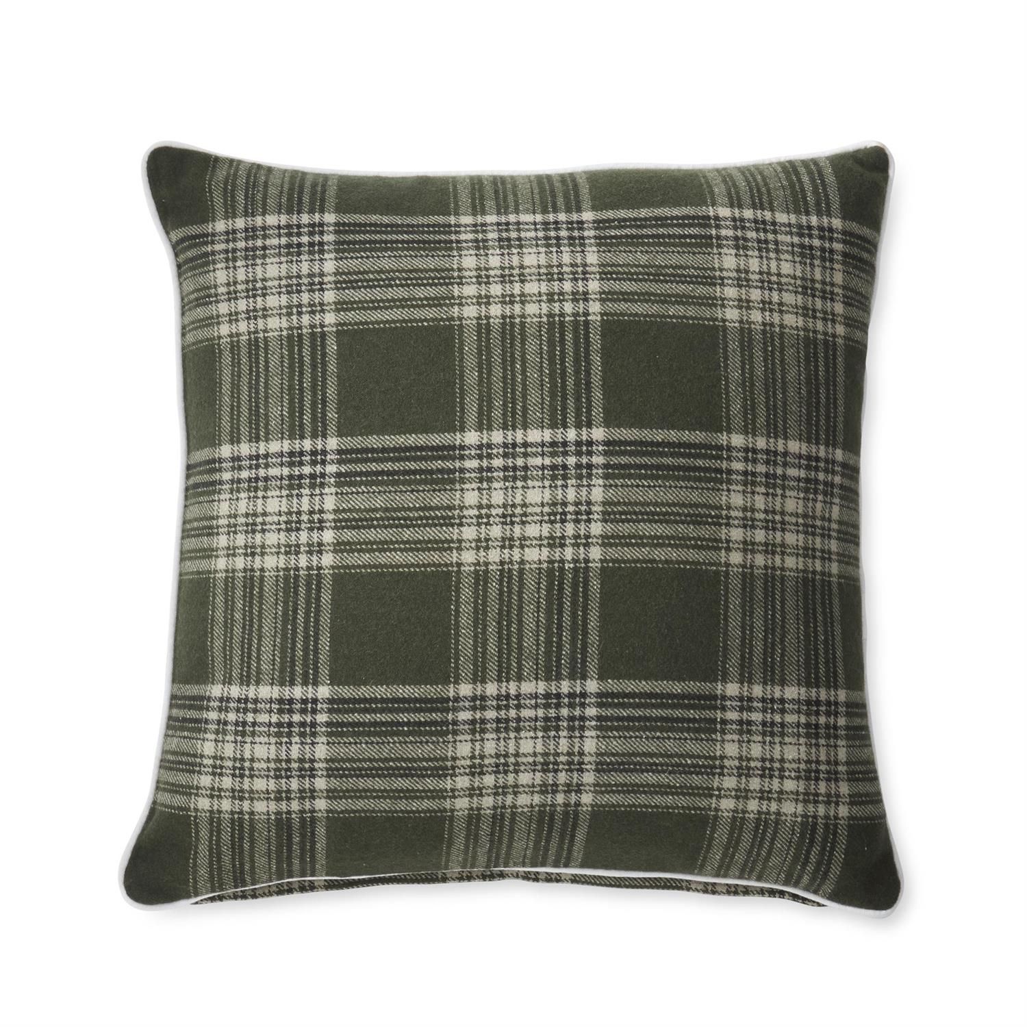 20x20" Geen Plaid Pillow