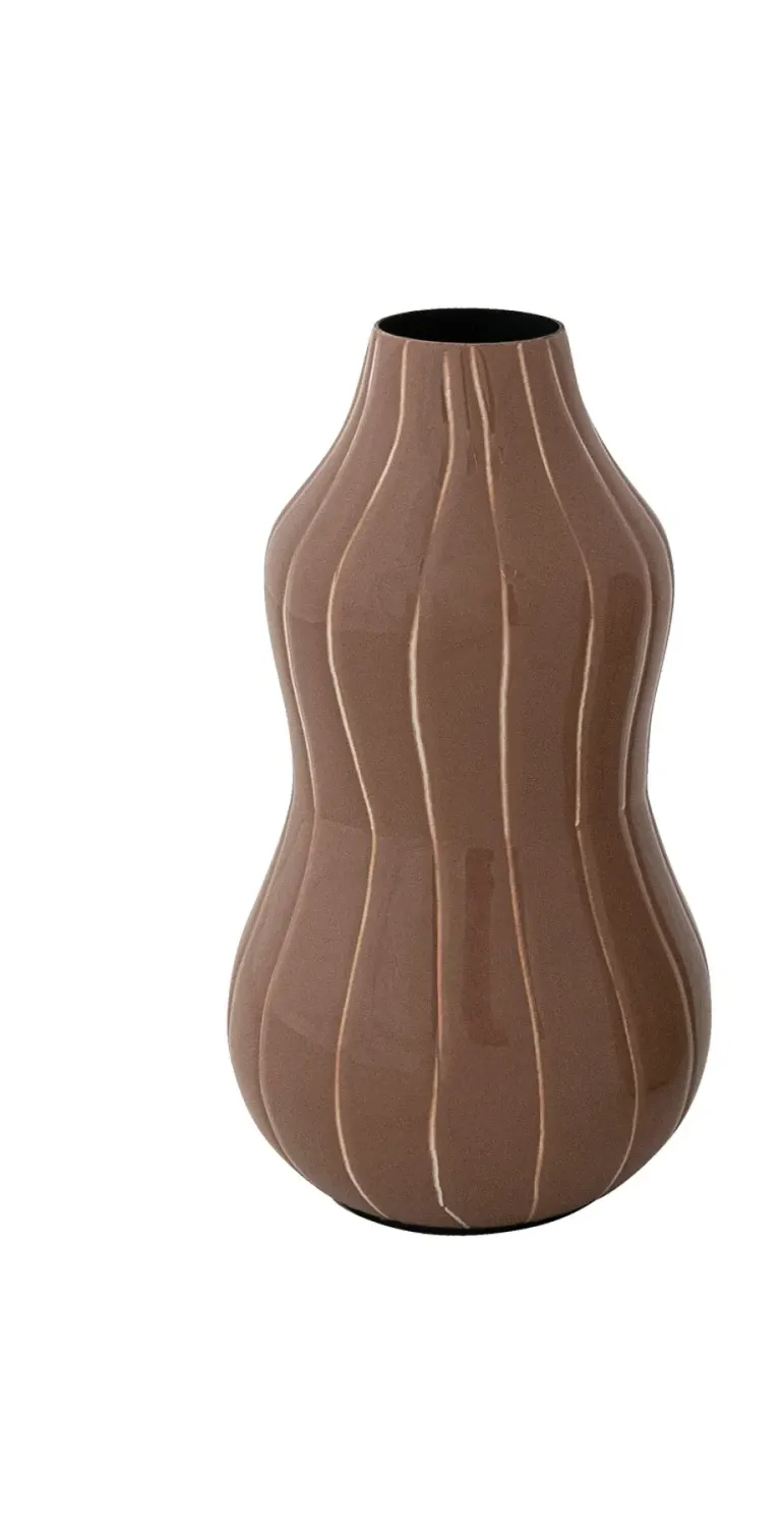 5" Organic Stripe Vase