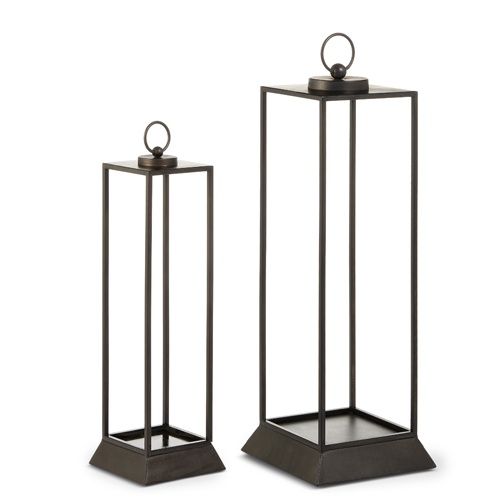 Black Lantern Set of 2 (20", 24")