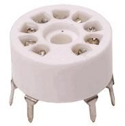 Low Profile 9-Pin Tube Socket