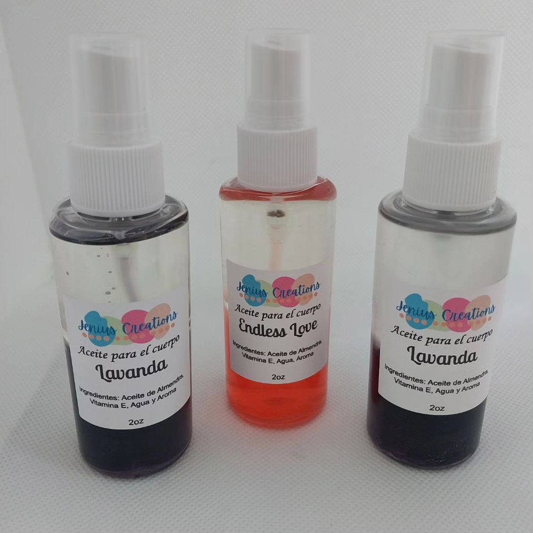 Aceites Corporales, Aceites para Cutículas &amp; Lubricantes Íntimos Natural.