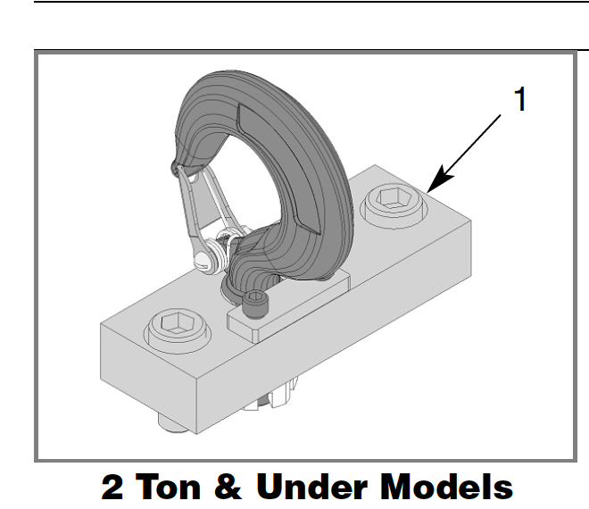 EC1 RIGID HOOK KIT (3JG12S)STANDARD TOP HOOK FOR EC-1