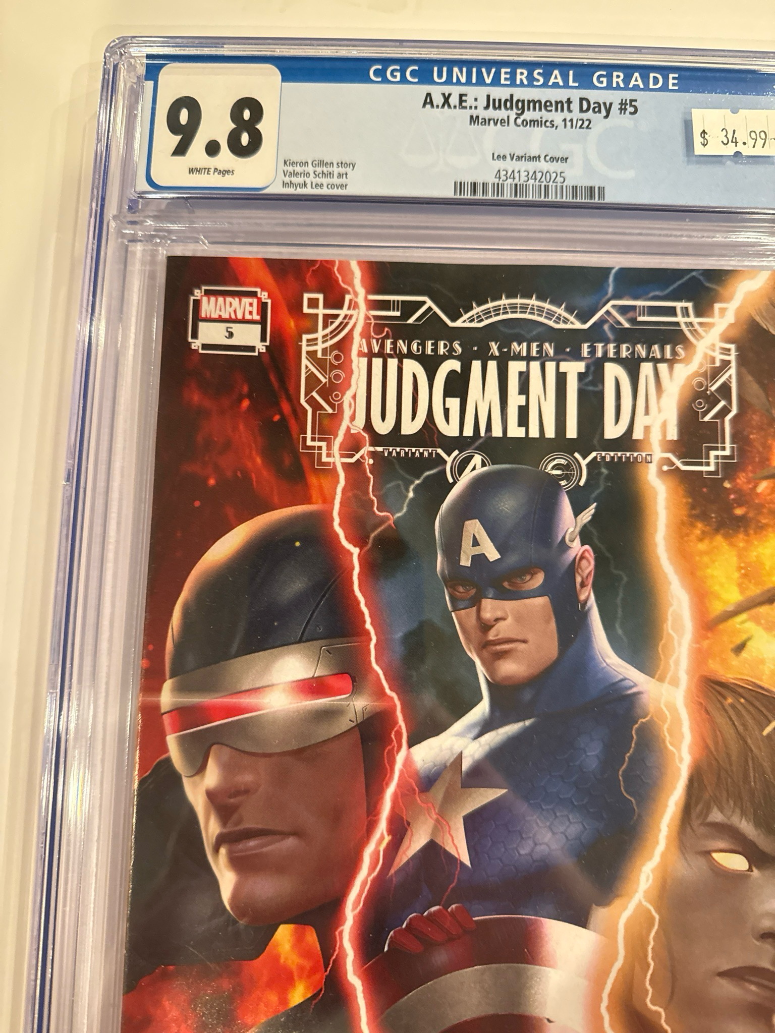 A.X.E. Judgement Day #5 - 2022 CGC 9.8