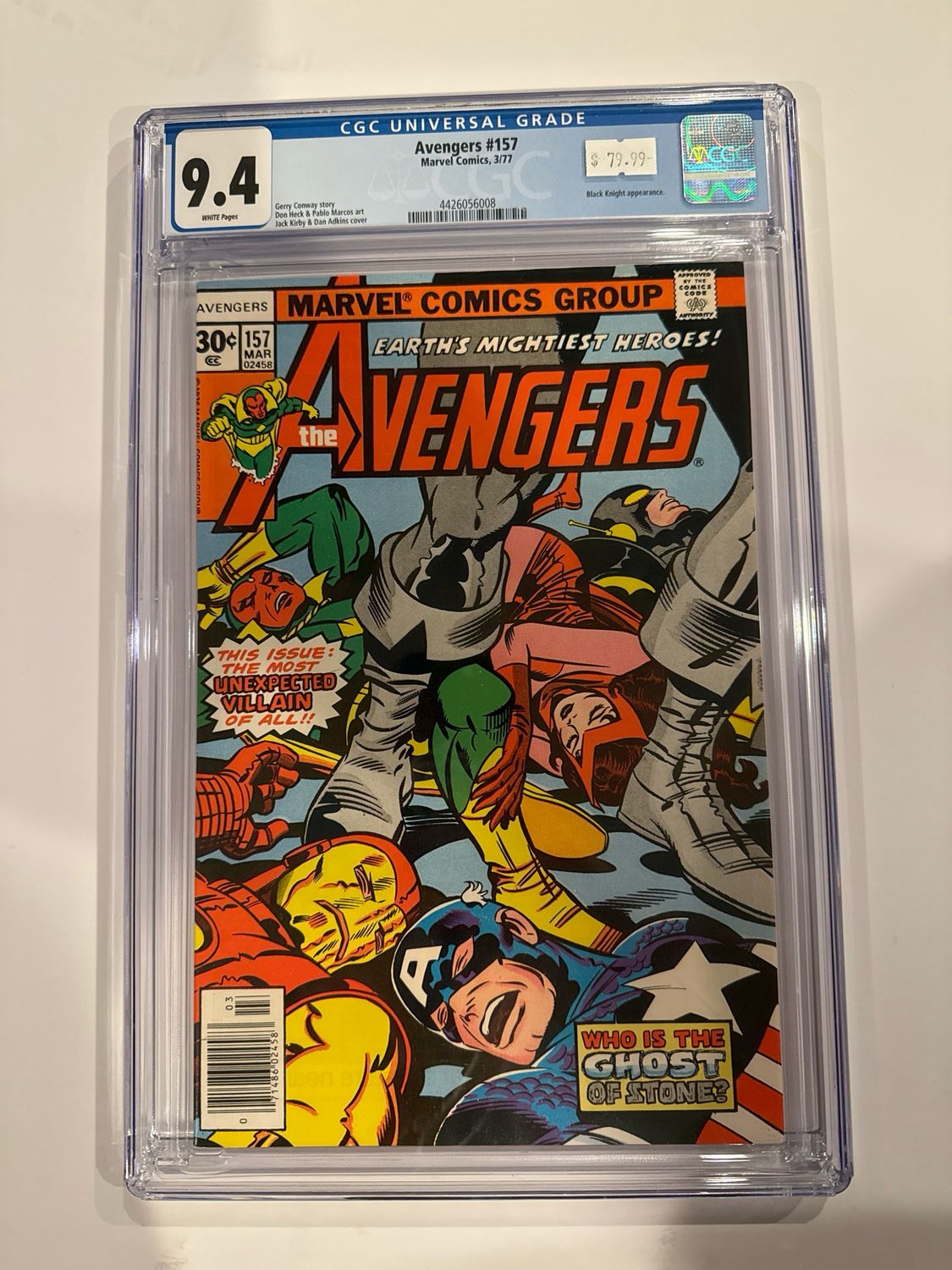 Avengers #157 - 1977 CGC 9.4