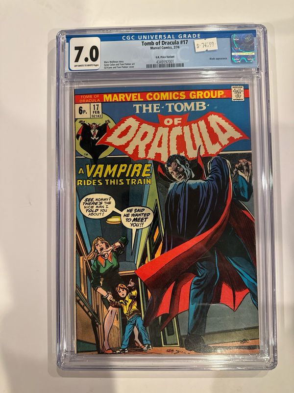 Tomb Of Dracula #17 - 1974 CGC 7.0