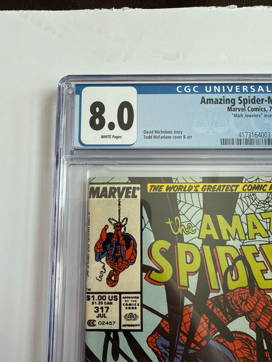 Amazing Spider-Man #317 - 1989 CGC 8.0
