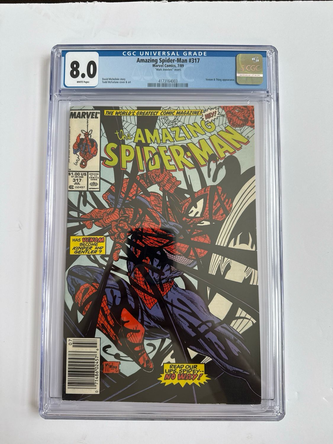 Amazing Spider-Man #317 - 1989 CGC 8.0