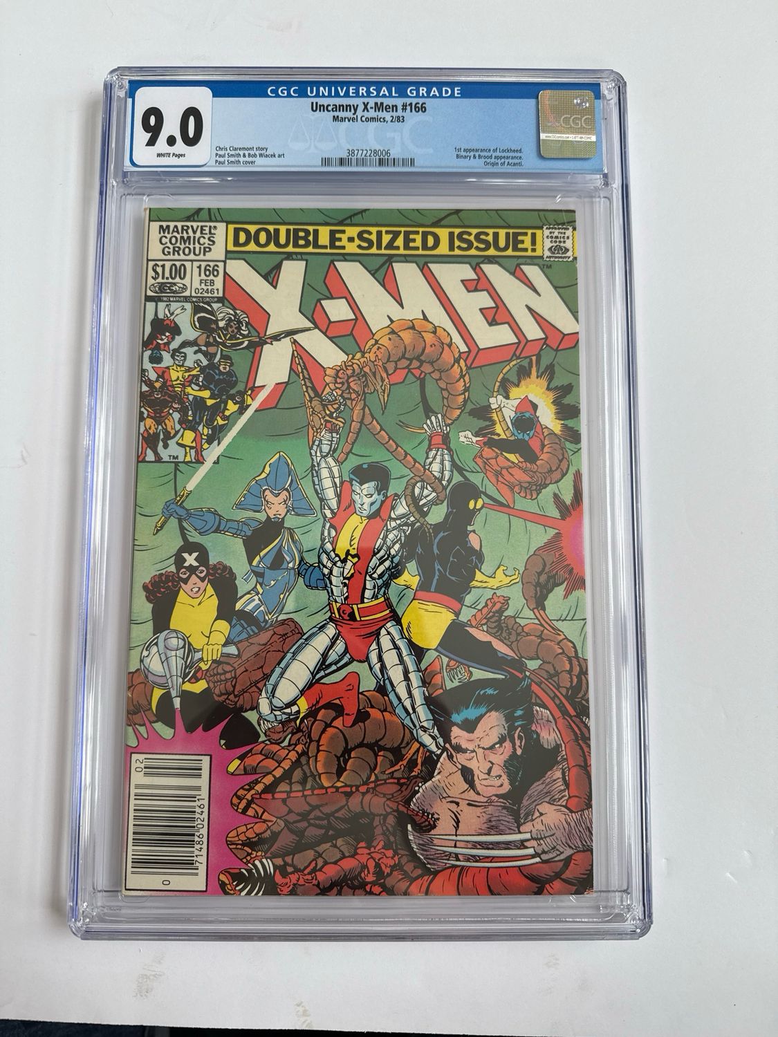 Uncanny X-Men #166 - 1983 CGC 9.0
