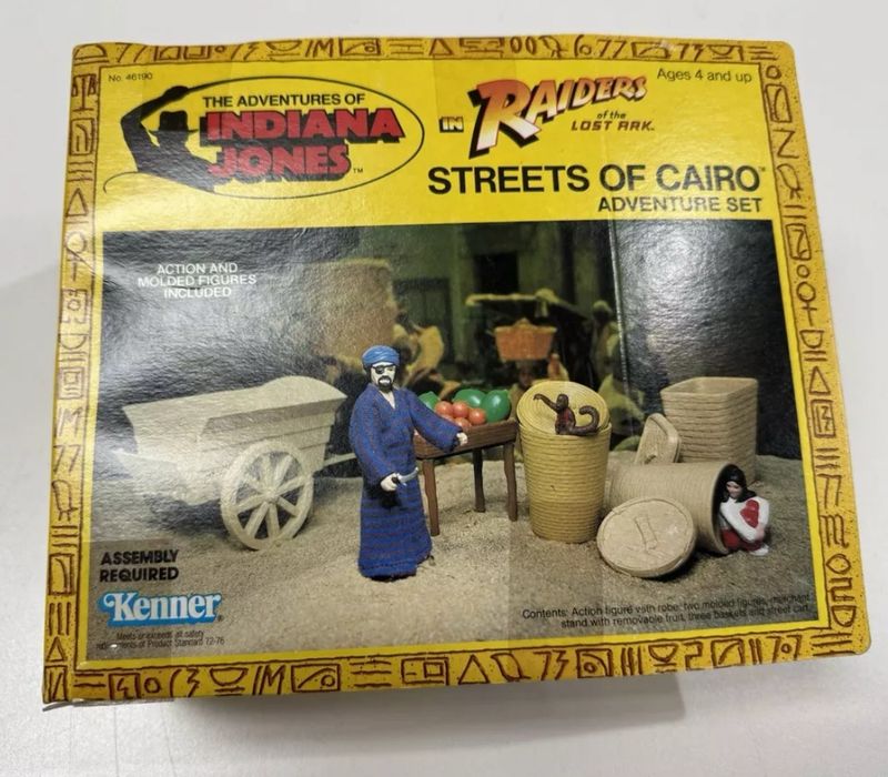 1983 Kenner Indiana Jones Streets of Cairo Adventure Set SEALED