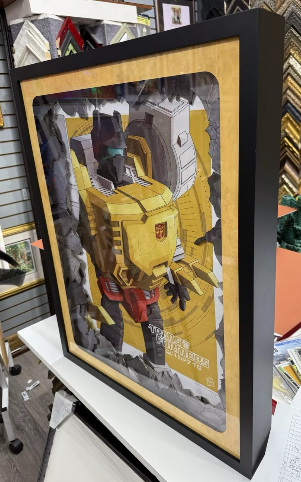 Transformers Grimlock LE Print 24 x 18 Housebear UK Exclusive