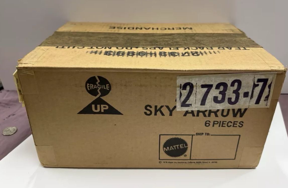 SEALED SHOGUN WARRIORS Sky Arrow Case of 6 - 1978