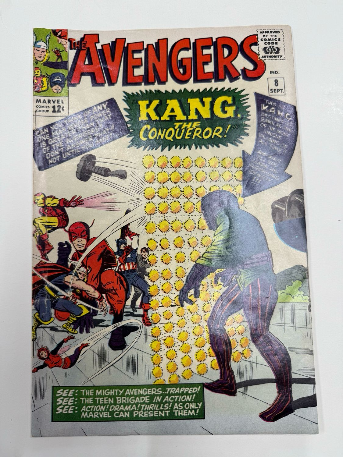 Avengers #8 - 1964 1st Appearance Kang The Conqueror