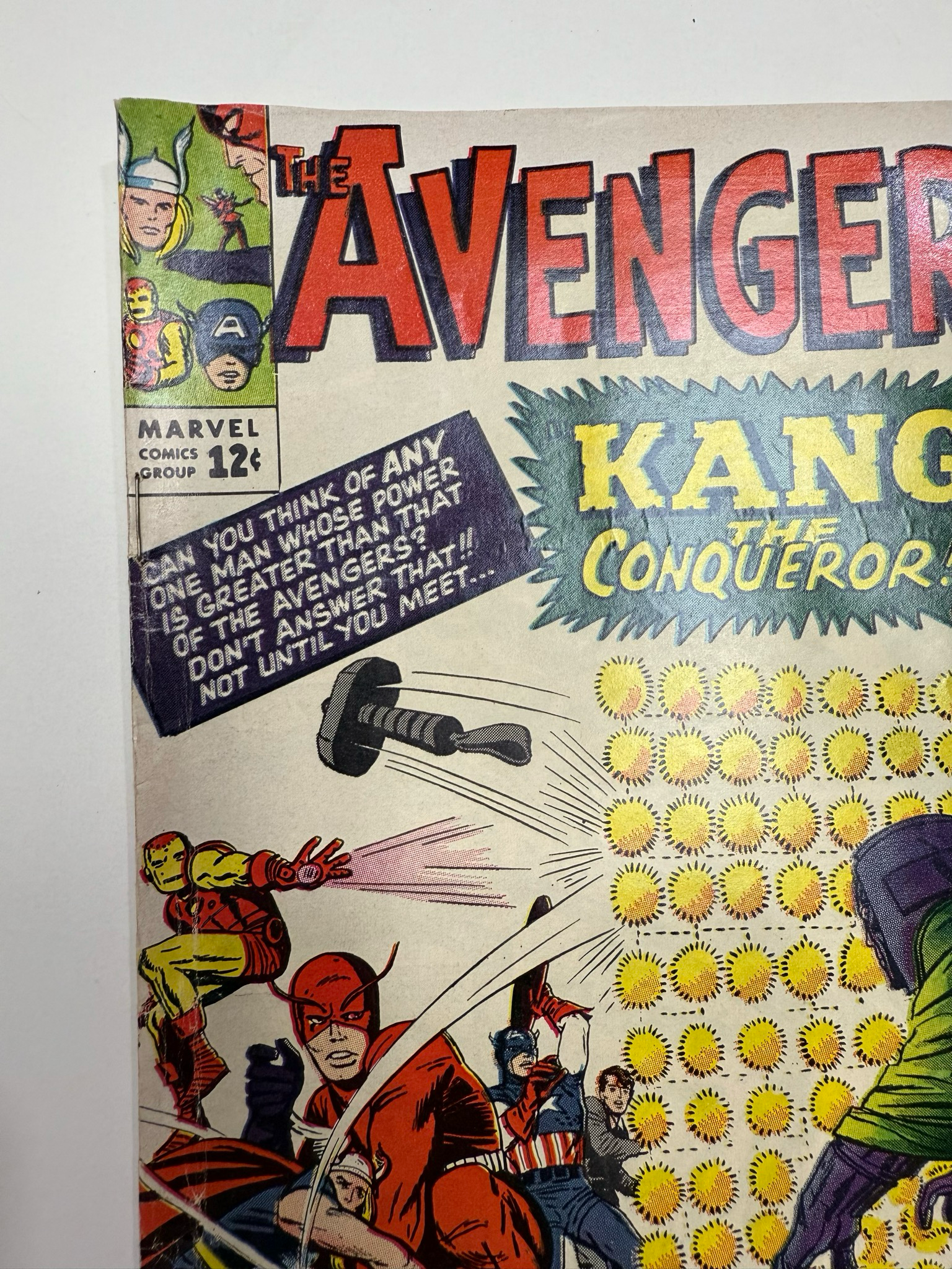 Avengers #8 - 1964 1st Appearance Kang The Conqueror