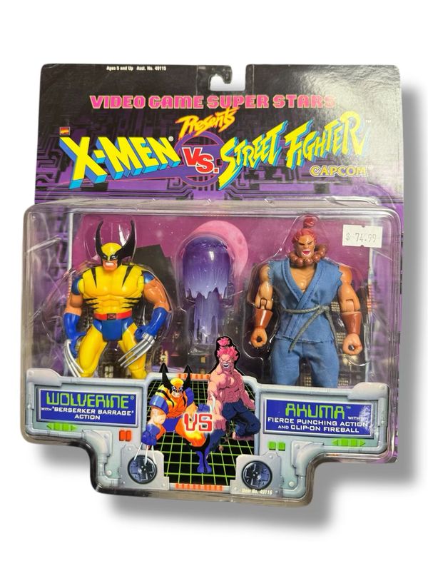 Video Game Super Stars X-men Vs Street Fighter. Wolverine Vs Akuma