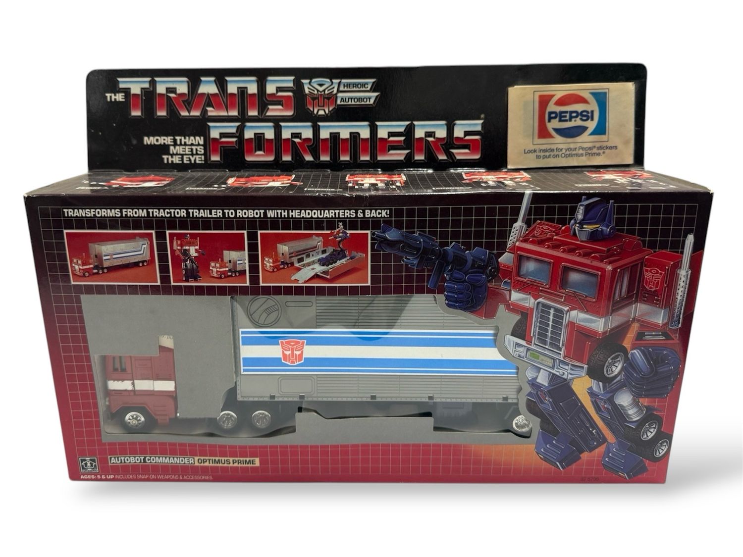 Optimus Prime - SEALED - 1985 Pepsi Version
