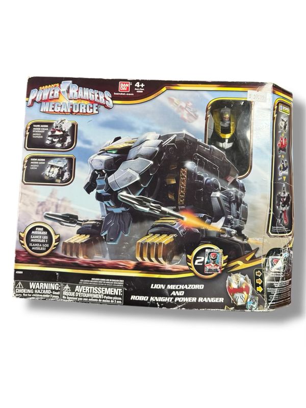 Saban’s Power Rangers Mega Force Lion Mechazord And Robo Knight Power Ranger (2013)