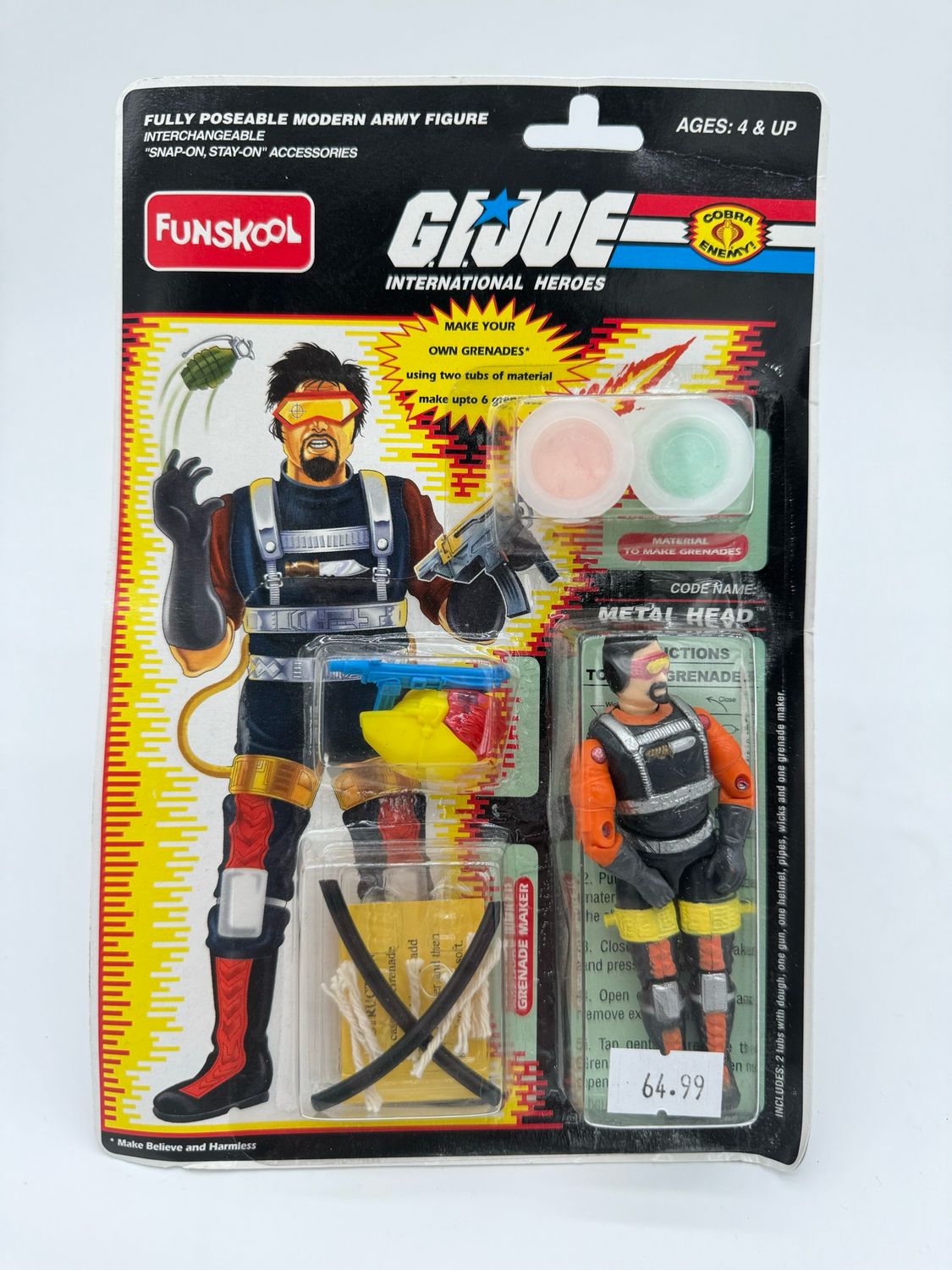 G.I. Joe Funskool Metal Head (Indian Variant)