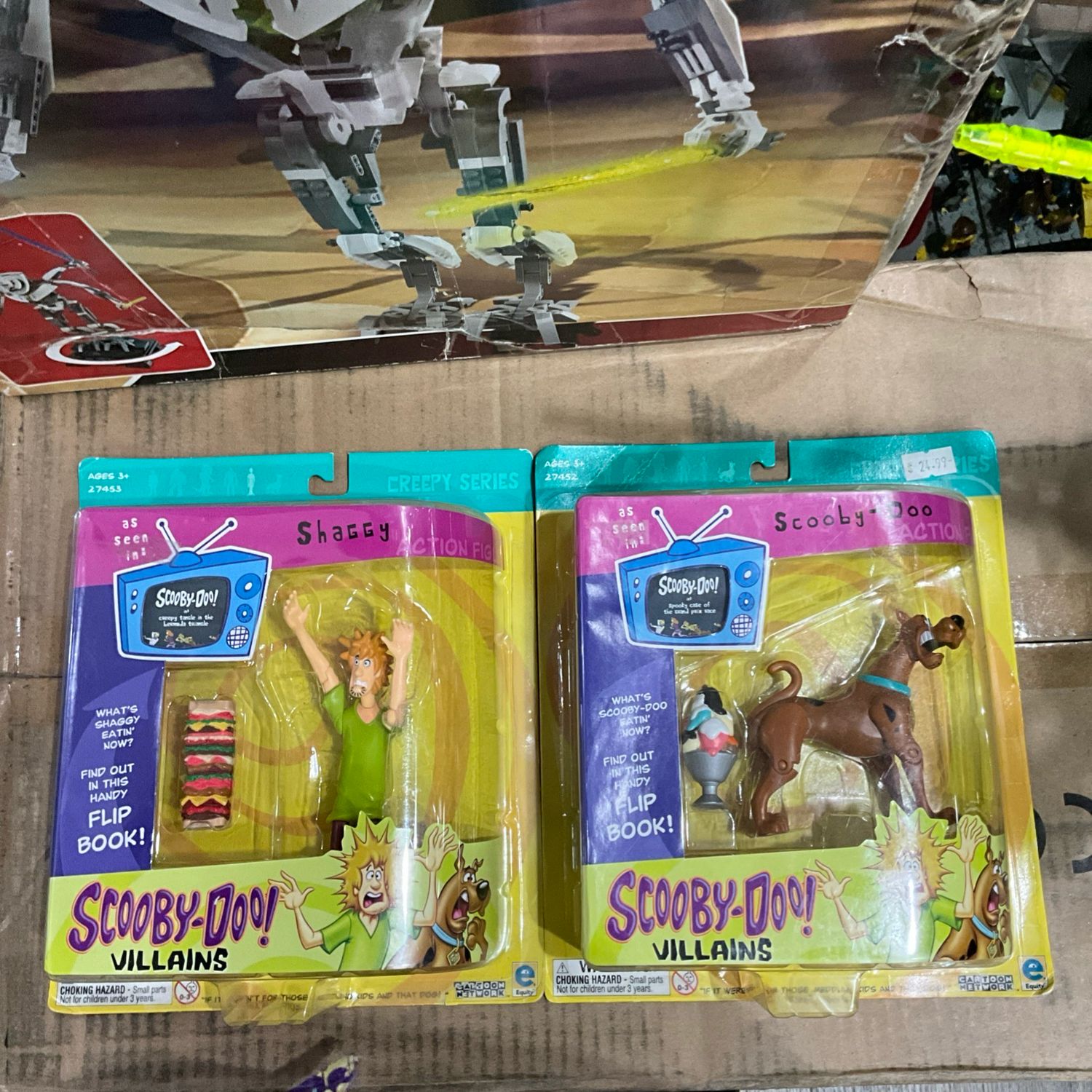 SCOOBY DOO & SHAGGY Villains Creepy Series Action Figures #27452 & #27453 Sealed