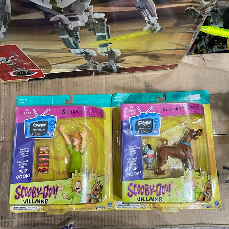 SCOOBY DOO & SHAGGY Villains Creepy Series Action Figures #27452 & #27453 Sealed