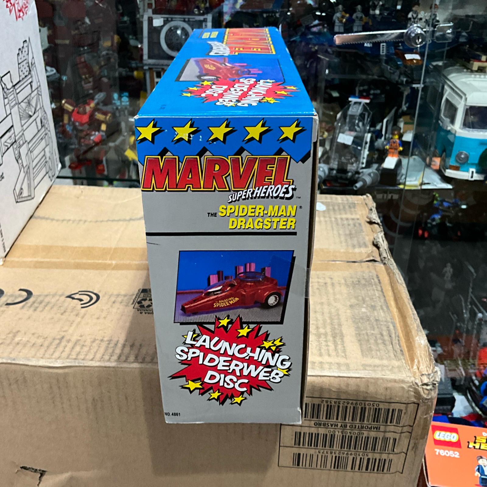 The Spider-Man Dragster 1990 MARVEL SUPER HEROES ToyBiz MIB NEW Sealed