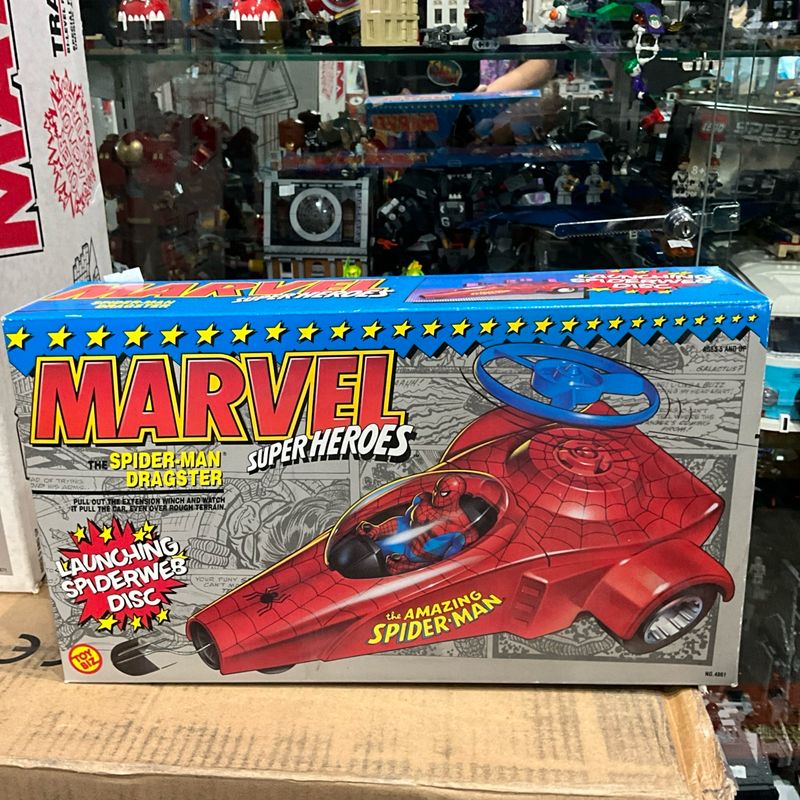 The Spider-Man Dragster 1990 MARVEL SUPER HEROES ToyBiz MIB NEW Sealed