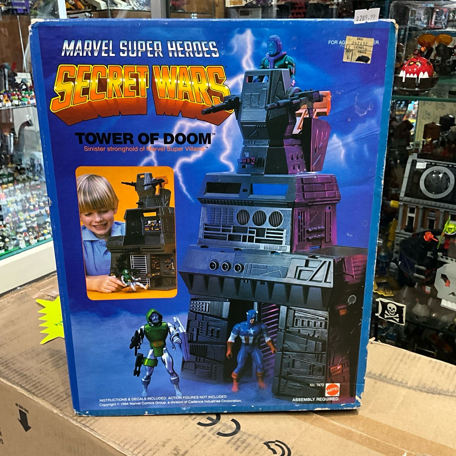 Mattel Marvel Secret Wars TOWER OF DOOM PLAYSET Factory Sealed