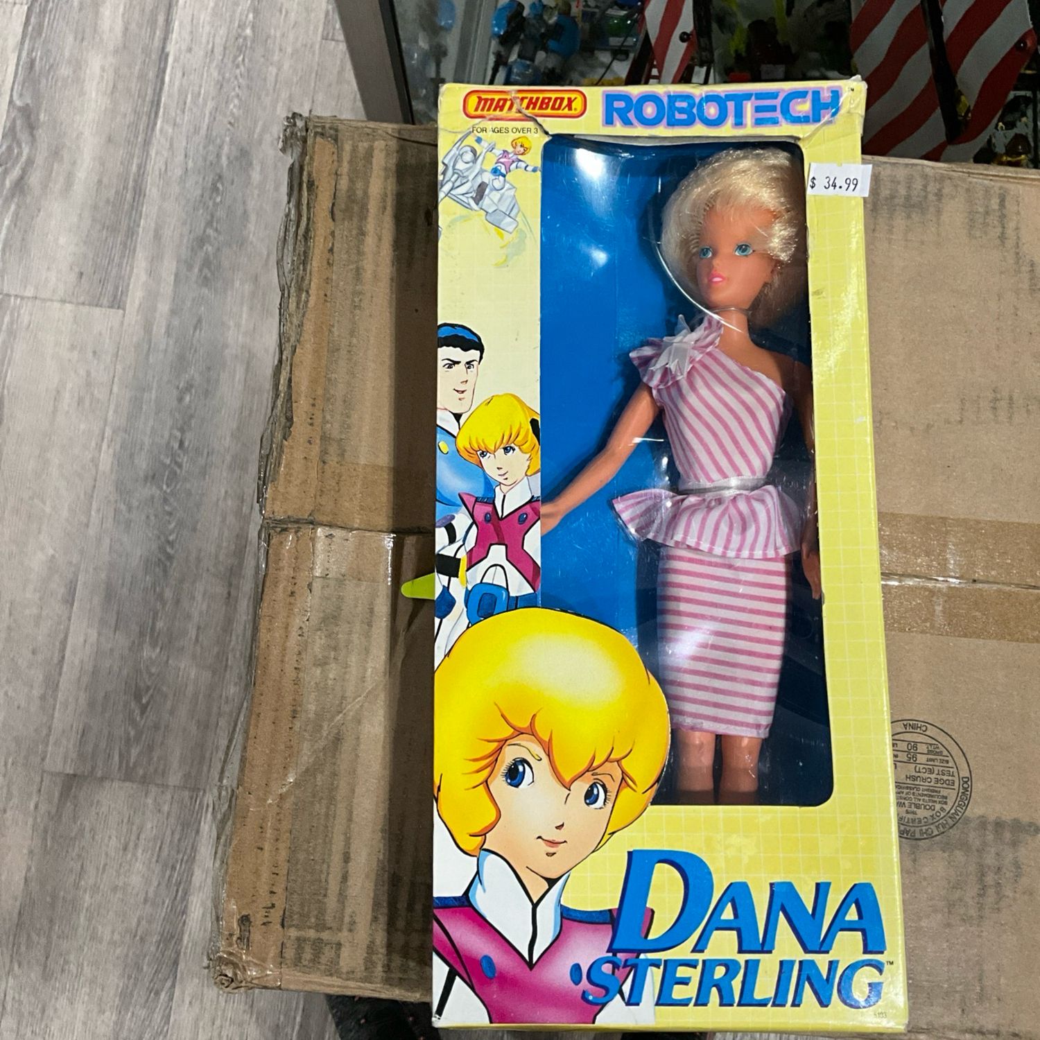 1985 Matchbox Robotech Dana Sterling 12" Doll Harmony Gold NIB VTG Anime SEALED