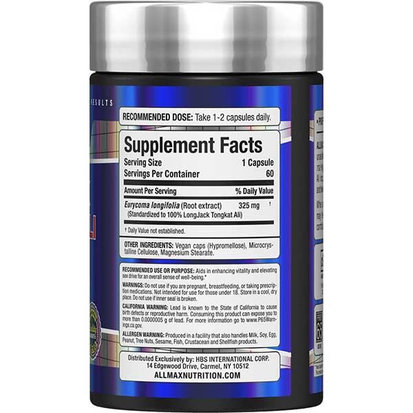 Allmax Longjack Tongkat Ali / 60 cap