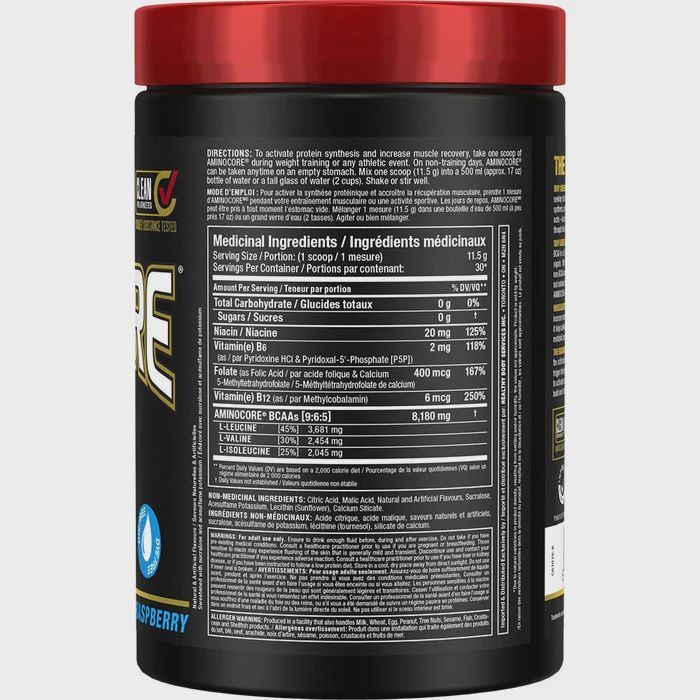 Aminocore / 30 Servings / Blue Raspberry