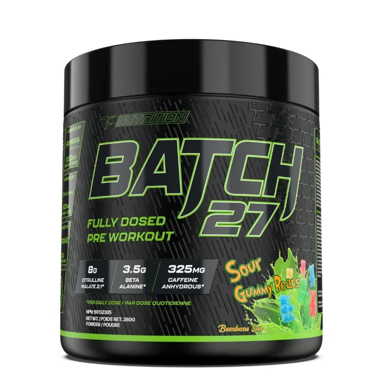 Batch 27 / 40 Servings / Sour Gummy Bear