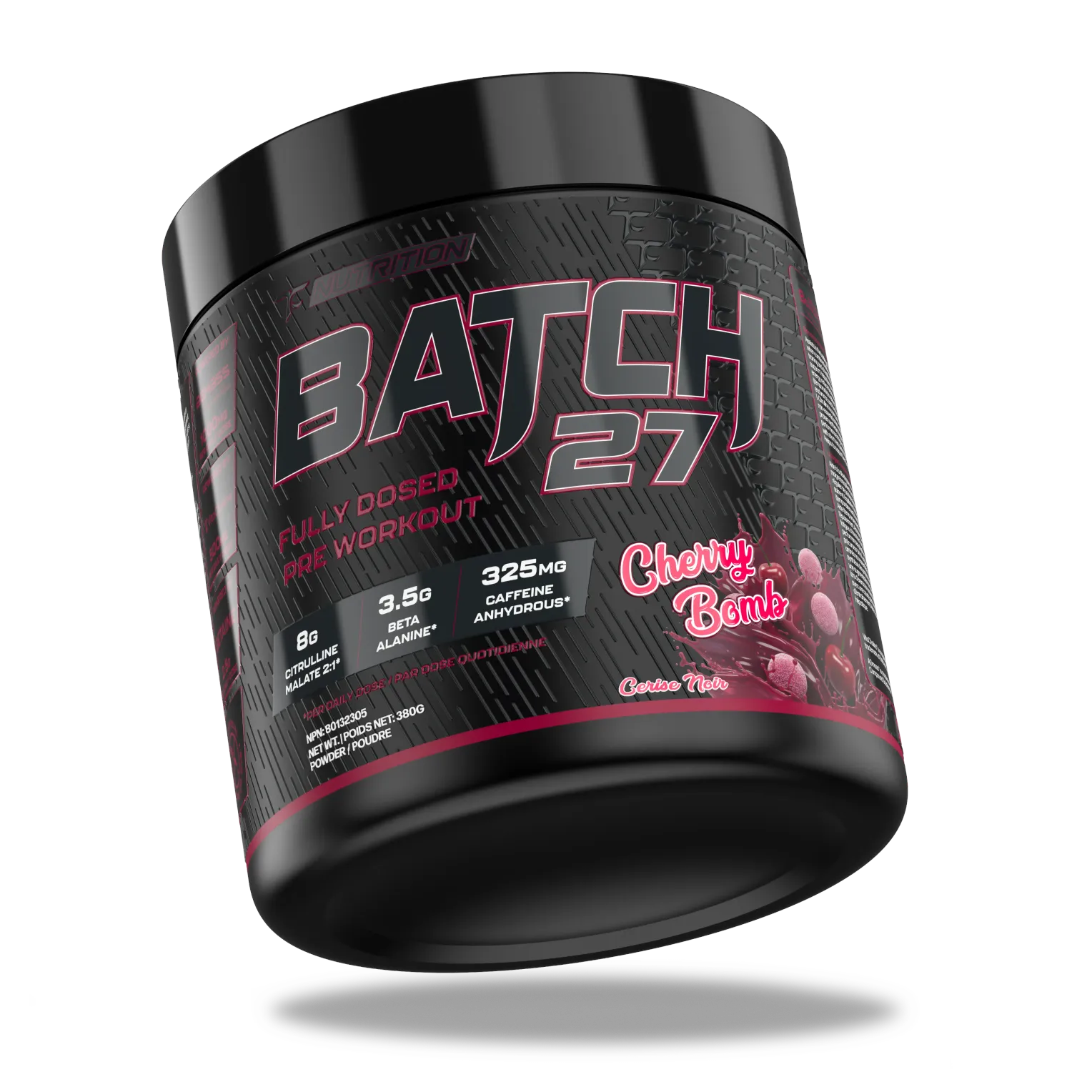 Batch 27 / 40 Servings / Cherry Bomb