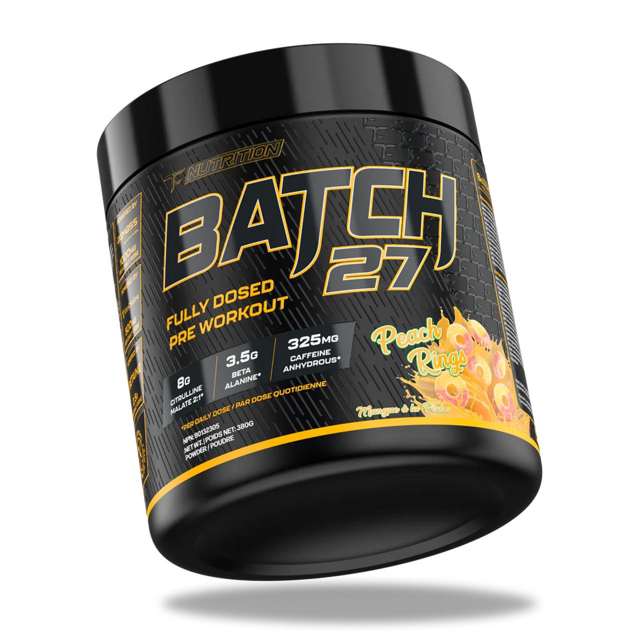 Batch 27 / 40 Servings / Peach Rings